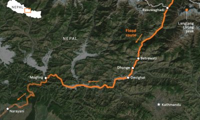 Scientists say satellite images show the cause and devastation of Nepal floods