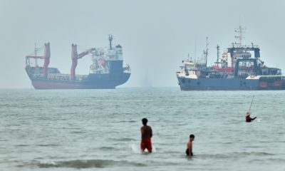Cargo ship reports being struck in the Strait of Hormuz