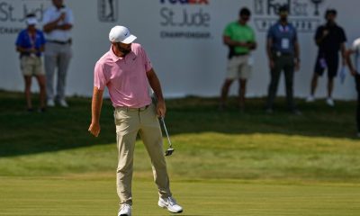Scottie Scheffler shoots 61 to take 3-shot lead in Memphis in playoff opener