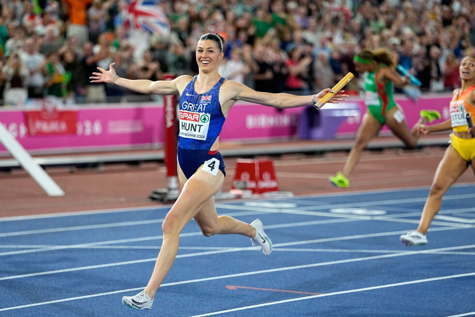 Britain's Amy Hunt wins record fourth gold medal at European championships