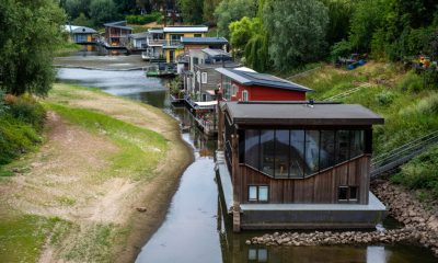 European drought puts Dutch dikes and German cargo ships at risk