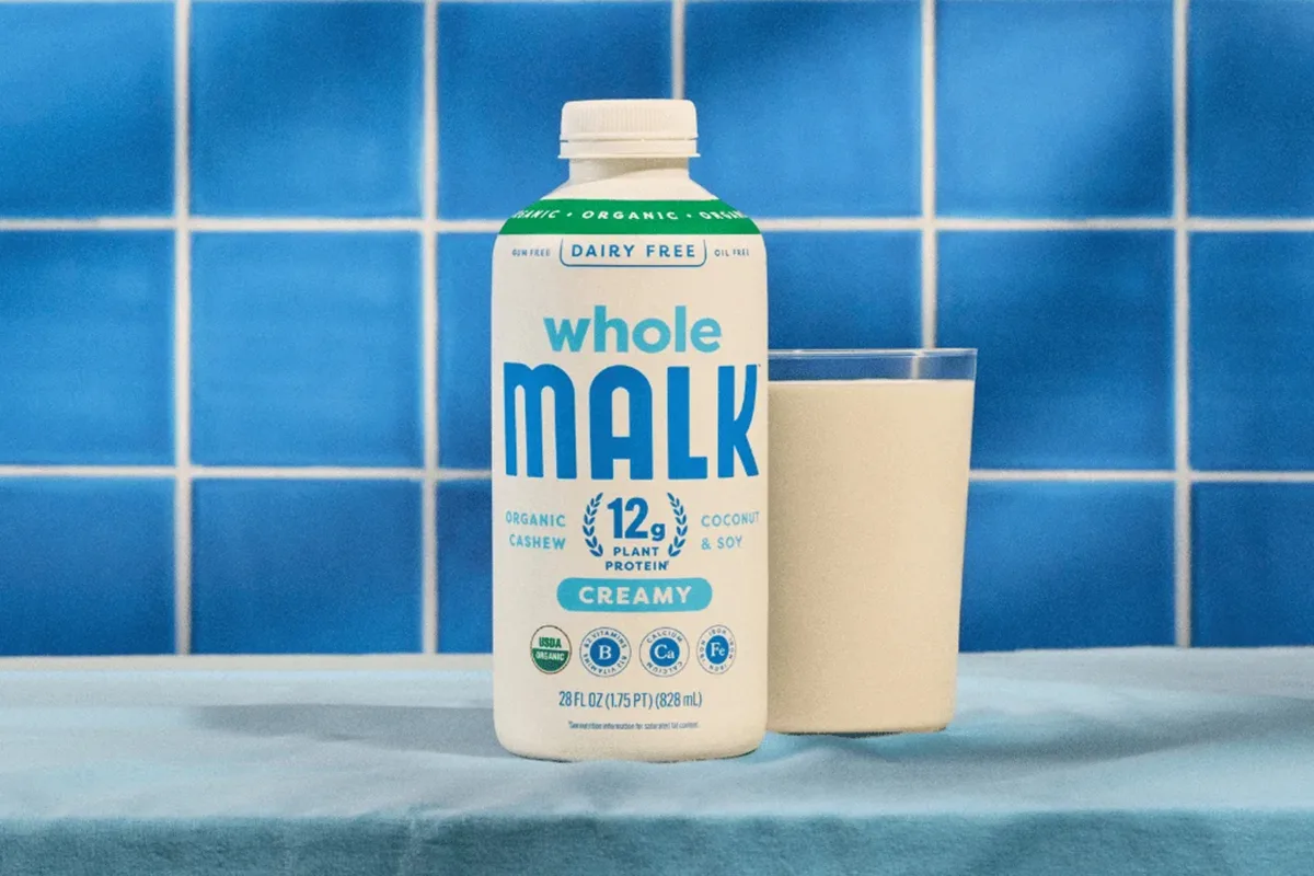 Malk unveils plant-based whole milk