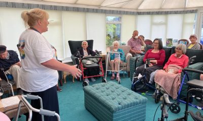 A taste of kindness; care home residents enjoy chocolate tasting and fair trade talk
