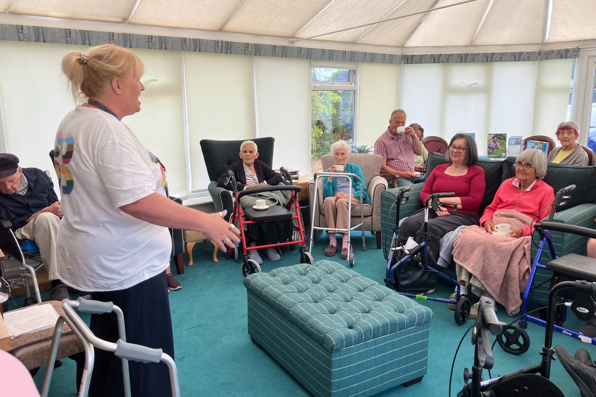 A taste of kindness; care home residents enjoy chocolate tasting and fair trade talk