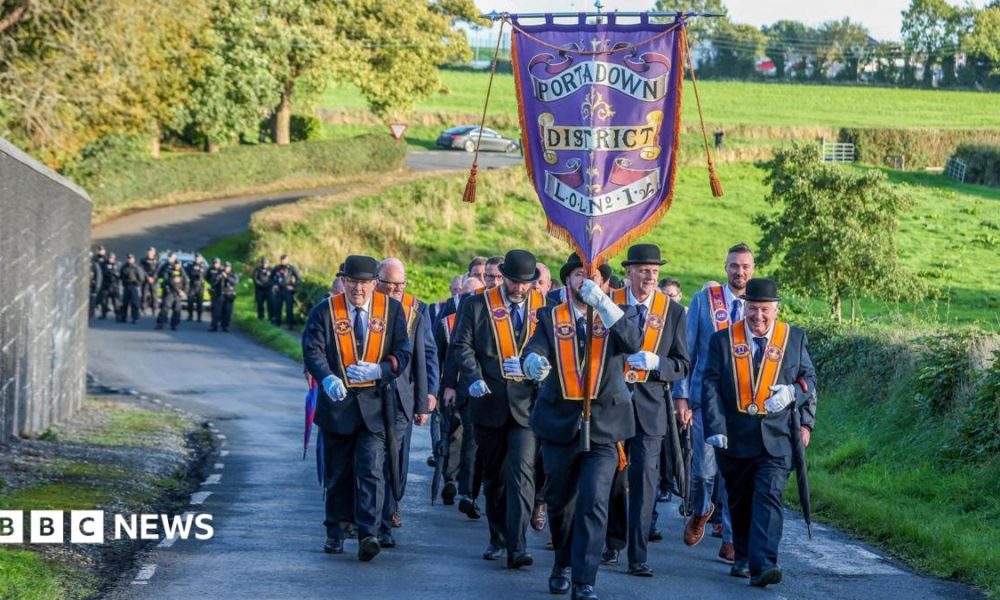 Orangemen tried a number of times throughout Sunday and overnight to walk down Garvaghy Road