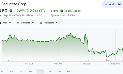 Securitize Stock Performance.