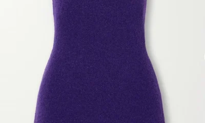 1 Cardi B Celebrates Her Collab With Huda Beauty In Purple Loewe Fringed Dress
