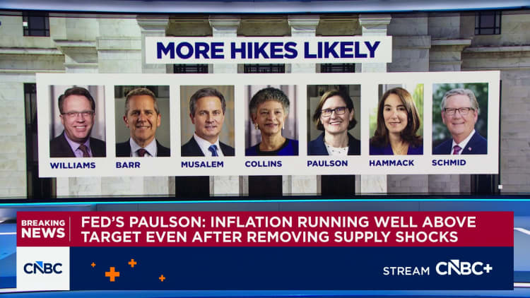Philadelphia Fed’s Anna Paulson says ‘modest’ rate moves likely ahead to tame inflation