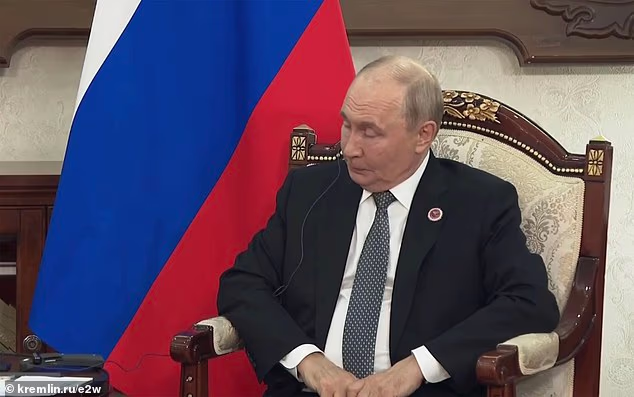 An awkward looking Vladimir Putin was told to halt his interminable war in Ukraine for the sake of humanity during a meeting in Kyrgyzstan with Indian Prime Minister Narendra Modi