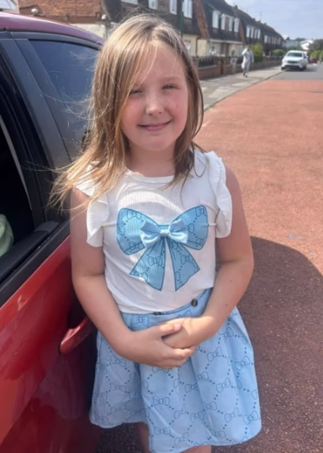 Little Valentina (pictured) and her aunt, Natalie McDonald, were killed when a home was set alight in Grangetown, Middlesbrough, on Wednesday