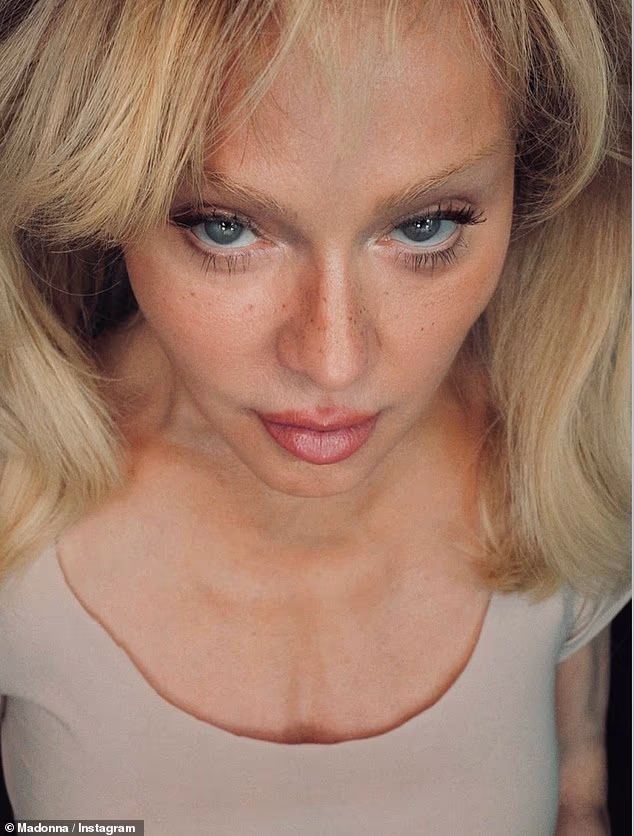 Madonna could scarcely be recognized in the latest jaw-dropping suite of age-defying photos she posted to her Instagram page