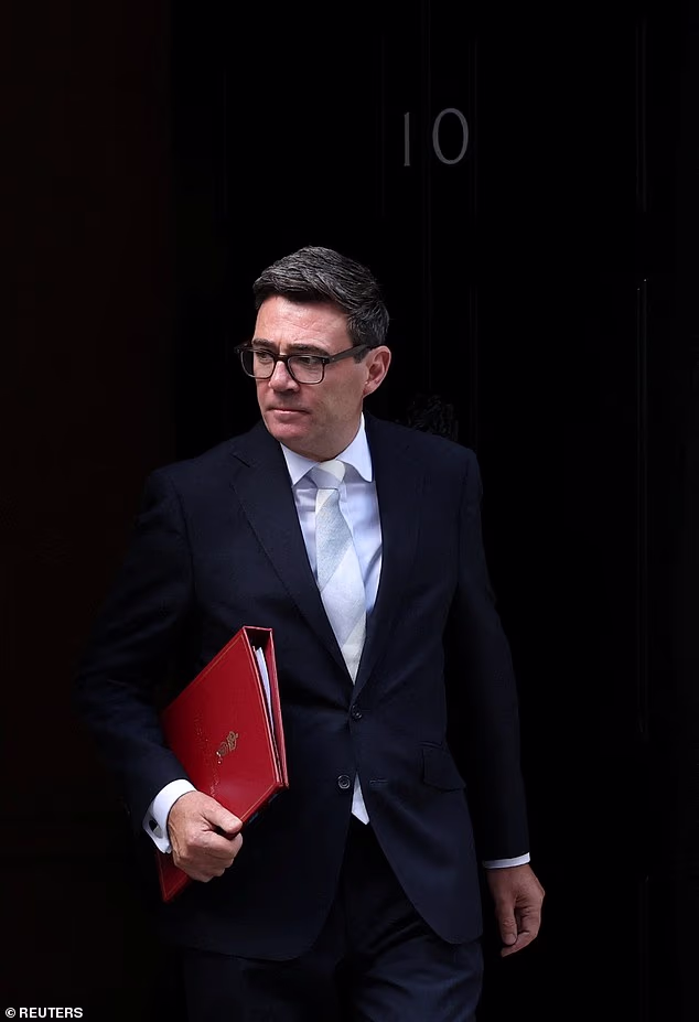 Andy Burnham was dealt an underhand blow on Tuesday as his predecessor Keir Starmer resigned as an MP
