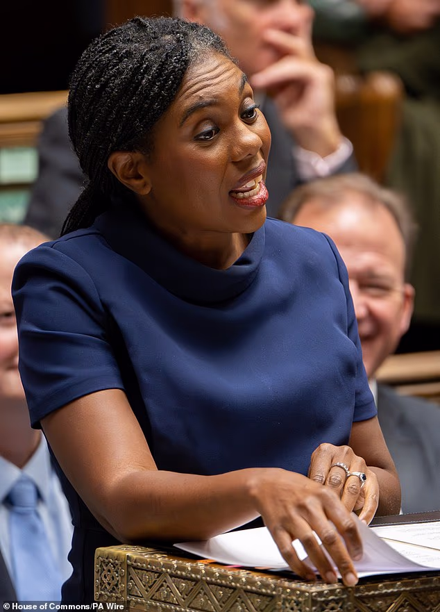Kemi Badenoch outlined a £10billion package of savings to fund the investment, which is seen as vital to keeping Britain safe