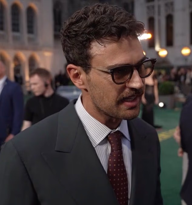 Theo James said on the red carpet last night that he believed it would be 'impossible' that Meghan Markle could join the cast of The Gentleman
