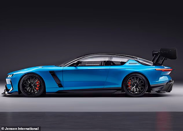 The Sixties Jensen Interceptor has been dragged into the 21st century as the GTX track car with a serious dose of power and extreme aero features