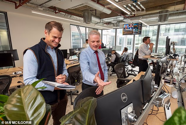 The Daily Mail's Guy Adams in the City with IG's chief market analyst Chris Beauchamp