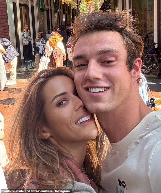 Tiphaine Auzière, 42, with her 22-year-old business student boyfriend Antoine Lecomte