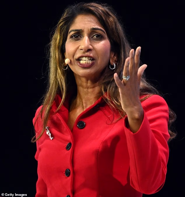 All schools will have to sing the national anthem and fly the Union flag under a Reform UK government, Suella Braverman declared today