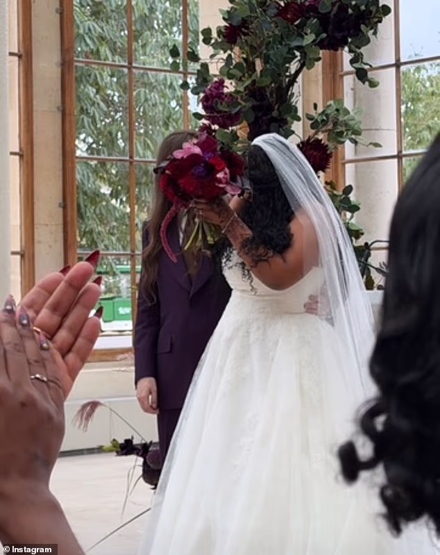 Jonathan Ross' rarely-seen son Harvey has married his long-term partner Muna Silver in a lavish wedding at London's Kew Gardens