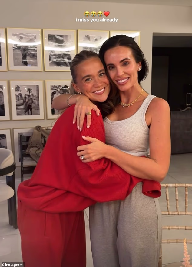 Ollie Watkins' wife Ellie toasted to 'new beginnings' with her close friends at her leaving party as she shared snaps on Instagram on Saturday