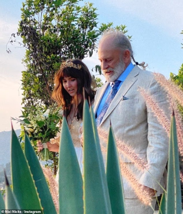 Stevie Nicks' younger brother Christopher has passed away at the age of 72 following a two and a half year private battle with cancer (pictured with his daughter Nixi)