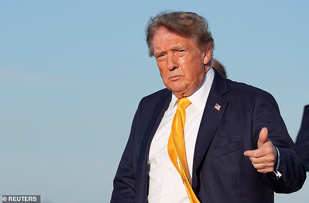 On Sunday, President Donald Trump posted a map of the Southwest state to Truth Social, but 'Mexico' within the state's name had been crossed out in red and replaced with 'America'
