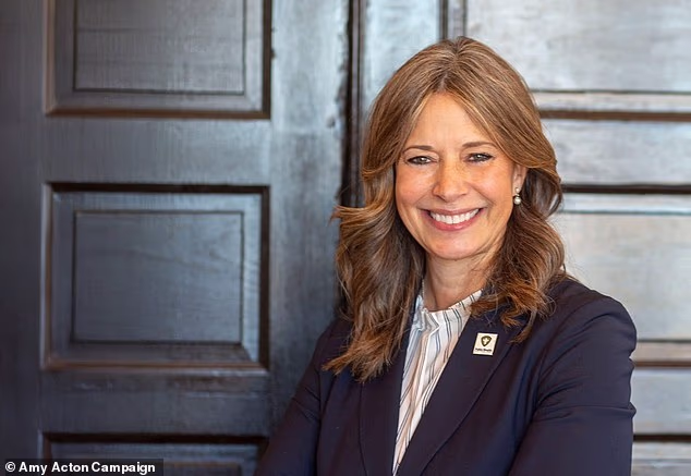 An armed man lunged at Democrat candidate for governor of Ohio Amy Acton (pictured) and her husband, injuring multiple people