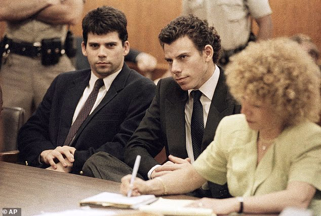 Erik and Lyle Menendez (pictured in court in 1990) will have another chance for parole early next year