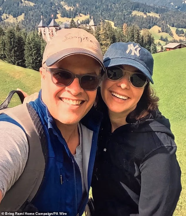 Rami Naimi poses with his wife Mira Lozi in this undated photograph. The couple's world was turned upside down when Naimi was detained by Saudi Arabian authorities