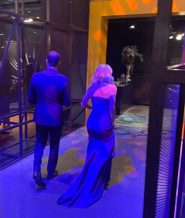 BBC Morning Live co-hosts Helen Skelton and Gethin Jones made a beeline for the exit just before stars at the National Television Awards afterparty were kicked out after 1am