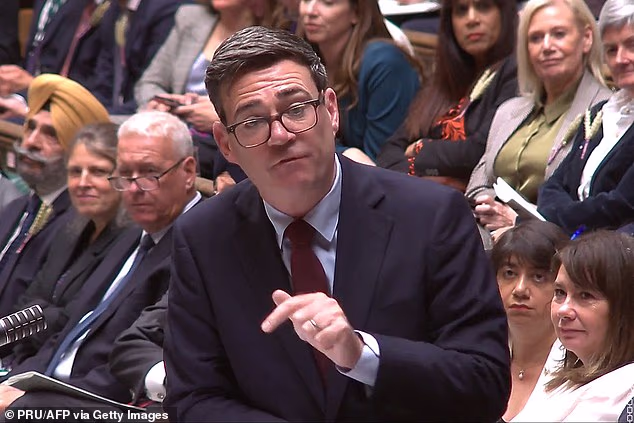 Andy Burnham said the UK would always stand against 'injustice' as he faced MPs a day after sparking a major row with domestic Jewish leaders and Benjamin Netanyahu's government