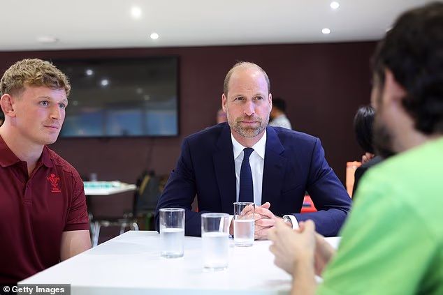 Prince William pictured on World Suicide Prevention Day at Principality Stadium on September 10, 2025 in Cardiff, Wales