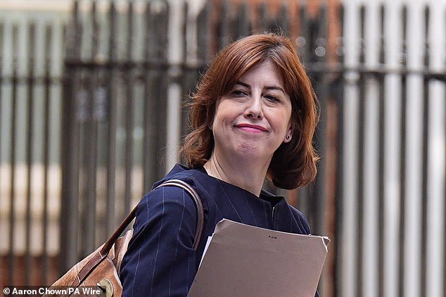 Labour has been accused of sidelining dinner ladies in a 'disgusting' move to fund teachers' pay rises (pictured: Education Secretary Lucy Powell)