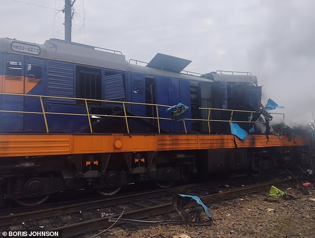 The otherwise pointless destruction of a stationary civilian shunting locomotive yesterday, only a mile or so from the Polish border