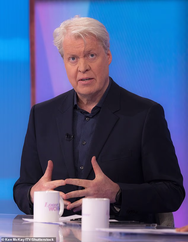 Earl Spencer's bombshell new book about his sister Princess Diana has been stolen (he is pictured in March)