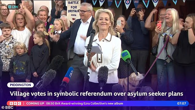 The Oxfordshire village of Piddington announces it has voted in favour of independence today