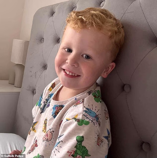 Three-year-old Noah Woods had been at a playground in Brantham, Suffolk