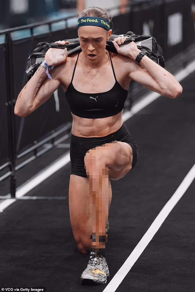 Australian HYROX athlete Joanna Wietrzyk (above) issued an apology on Thursday after refusing to quit a competition despite soiling herself on Saturday