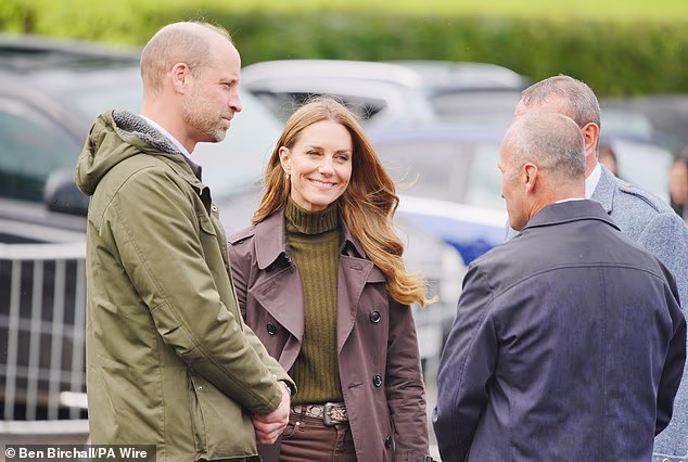 The prince and princess stepped out in Scotland amid the Palace's war of words