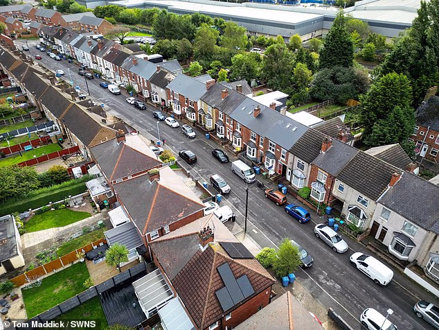 Residents on Princes Street in Mansfield, Nottinghamshire, say their neighbourhood is being overwhelmed by the growing number of HMOs and converted flats
