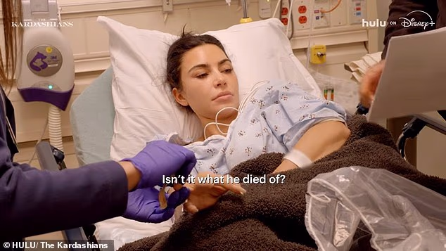 Kim Kardashian has revealed she was afflicted with esophagitis, a condition with heartbreaking reminders to the illness her father Robert died of
