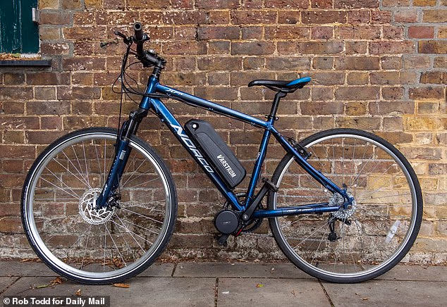 The second-hand bicycle that the Mail transformed into an illegal e-bike using a Chinese conversion kit bought on Amazon