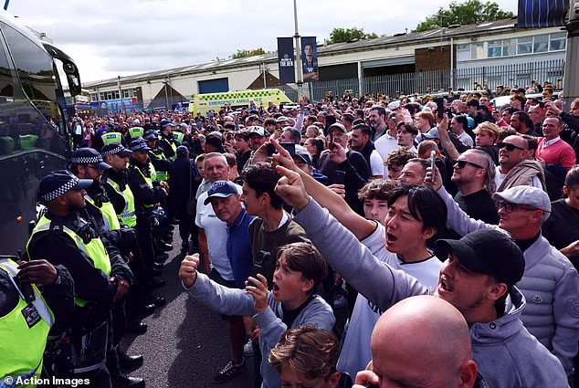 West Ham stars receive hostile welcome from Millwall as police brace for London derby CHAOS - with English football's nastiest rivalry reignited today