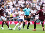 Tottenham vs Aston Villa - Premier League LIVE: Spurs go BEHIND before the half-time break as new signing finds the net - as hosts' wait for FIRST goal of the season goes on