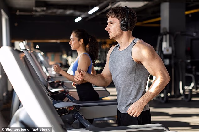 A study suggests that just 10 minutes of very slow running may improve mood and brain function, even at a pace only slightly faster than walking (stock photo)
