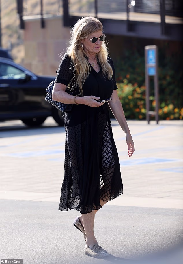 Panettiere's former Nashville co-star Connie Britton attended a celebration of life for Hayden Panettiere at Malibu Pacific Church on Saturday