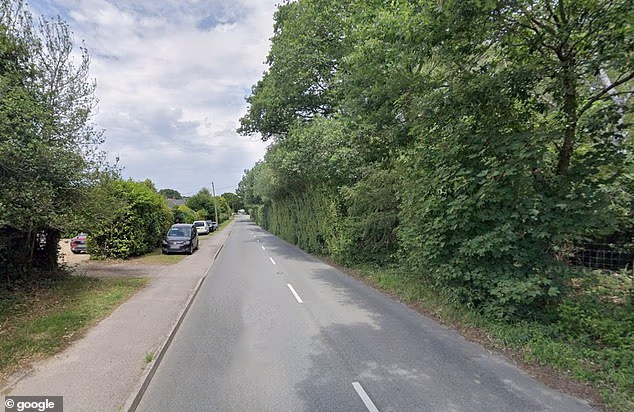 A 17-year-old girl has suffered life-threatening injuries after her motorbike collided with a Transit van in Landford, Wiltshire on Saturday