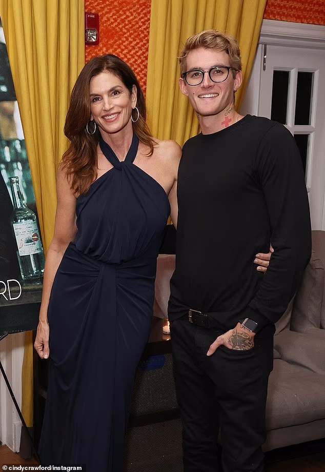 Cindy Crawford, 60, praised 'warrior' son Presley Gerber months before his death at age 27 on Sunday; pictured in November 2024