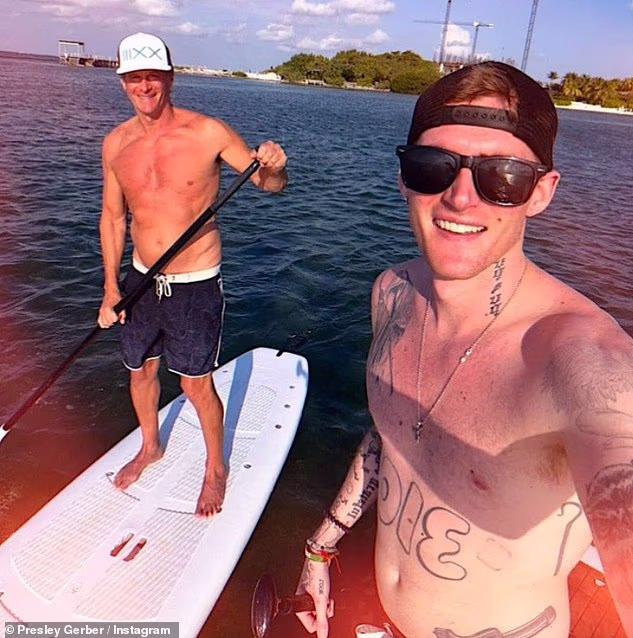 Presley Gerber paid tribute to his father, thanking him for his support in a poignant Instagram post shared four months before his death