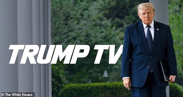 The White House promoted the launch 'TRUMP TV: The Essential Station' on YouTube at 7 pm ET Monday night